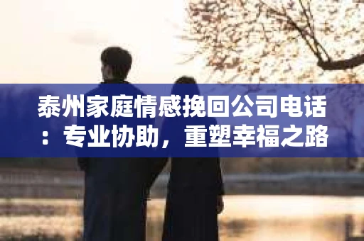 泰州家庭情感挽回公司电话：专业协助，重塑幸福之路