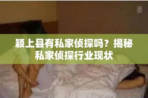 颖上县有私家侦探吗？揭秘私家侦探行业现状