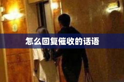 怎么回复催收的话语