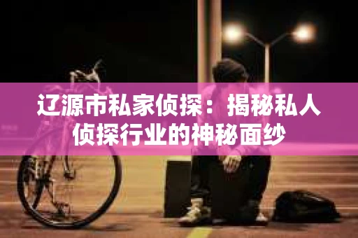 辽源市私家侦探：揭秘私人侦探行业的神秘面纱