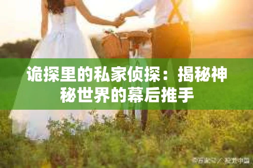 诡探里的私家侦探：揭秘神秘世界的幕后推手