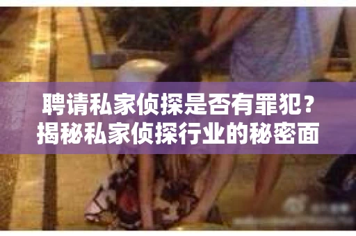 聘请私家侦探是否有罪犯？揭秘私家侦探行业的秘密面纱