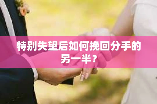 特别失望后如何挽回分手的另一半？