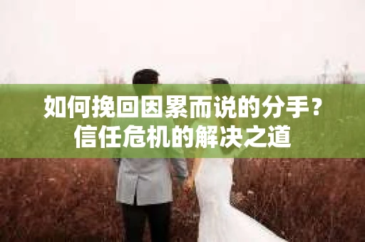 如何挽回因累而说的分手？信任危机的解决之道