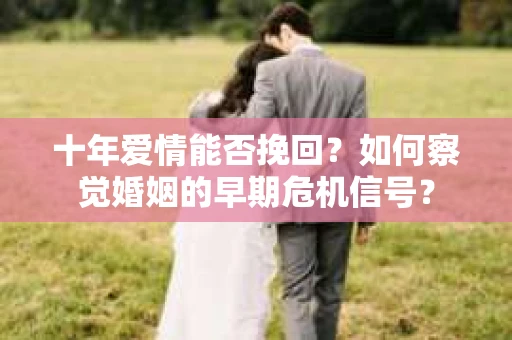 十年爱情能否挽回？如何察觉婚姻的早期危机信号？