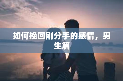 如何挽回刚分手的感情，男生篇
