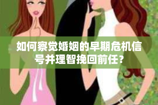 如何察觉婚姻的早期危机信号并理智挽回前任？