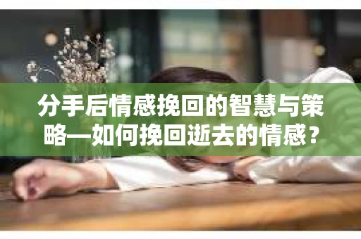 分手后情感挽回的智慧与策略—如何挽回逝去的情感？